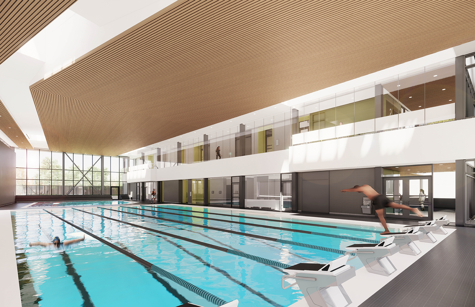 A rendering of the aquatic centre. /toronto.ca